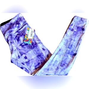 Jordan Purple Geometric Athletic Pants
